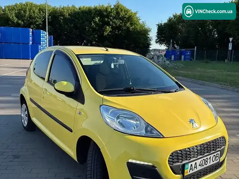 Peugeot 107 2012, фото з оголошення 1 з 20, VIN VF3PNCFB0CR014750