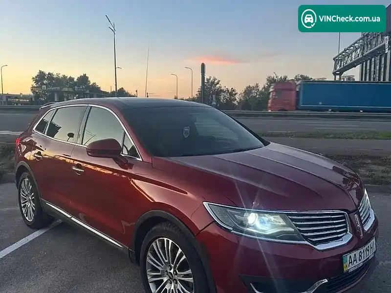 Lincoln MKX 2017, фото з оголошення 2 з 20, VIN 2LMPJ6LR6HBL44225