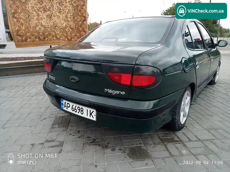 Renault Megane 1998, фото з оголошення 2 з 8, VIN VF1LA0F05TR558736
