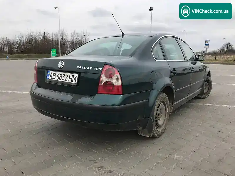 Volkswagen Passat 2001, фото з оголошення 2 з 11, VIN WVWZZZ3BZ2P133422