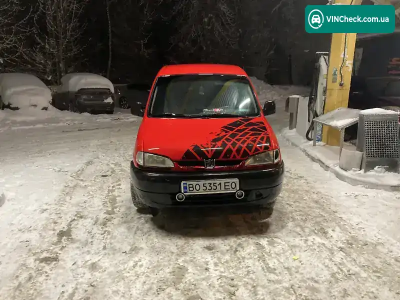 Peugeot Partner 2002, фото з оголошення 1 з 9, VIN VF358WJYF60444679