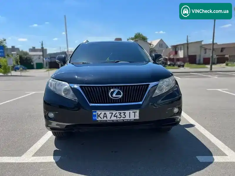 Lexus RX 2010, фото з оголошення 1 з 12, VIN 2T2BK1BAXAC064628
