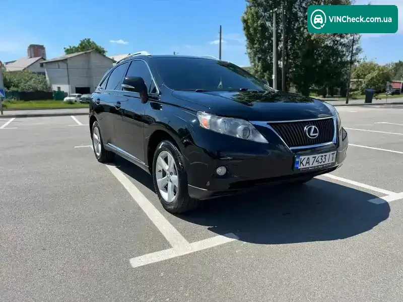 Lexus RX 2010, фото з оголошення 2 з 12, VIN 2T2BK1BAXAC064628