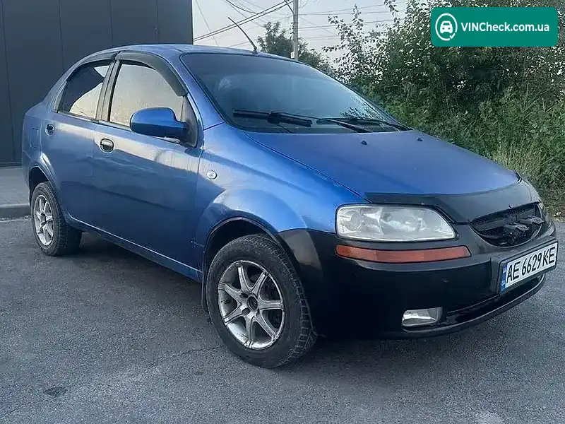 Chevrolet Aveo 2004, фото з оголошення 1 з 7, VIN Y6DSF69YE4B282220