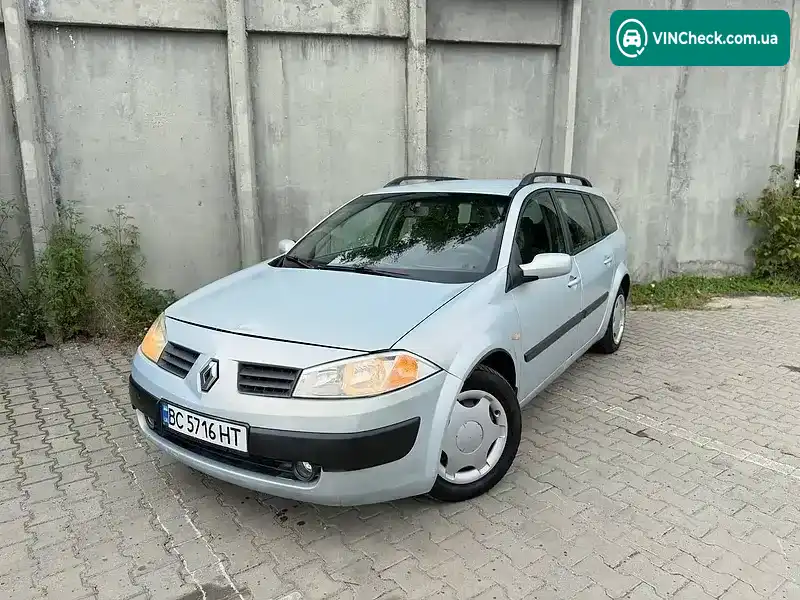 Renault Megane 2004, фото з оголошення 1 з 20, VIN VF1KMRG0631407793
