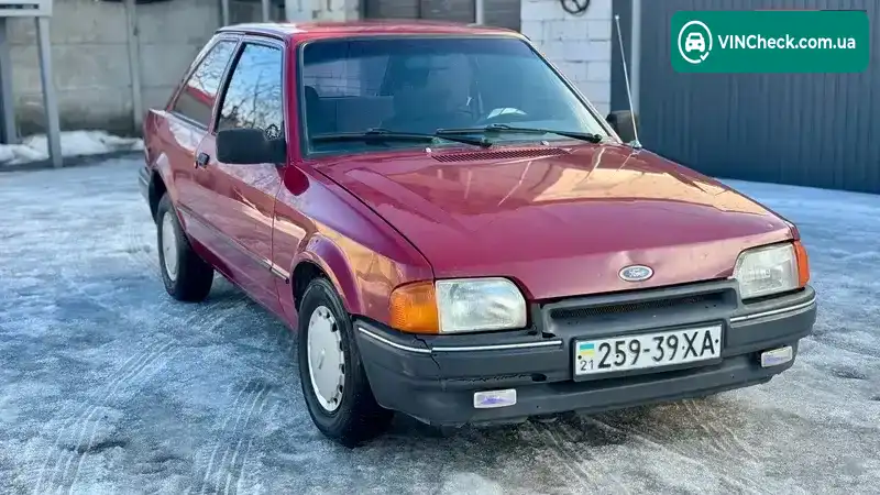 Ford Escort 1986, фото з оголошення 1 з 10, VIN WF0BXXGCABCR54688
