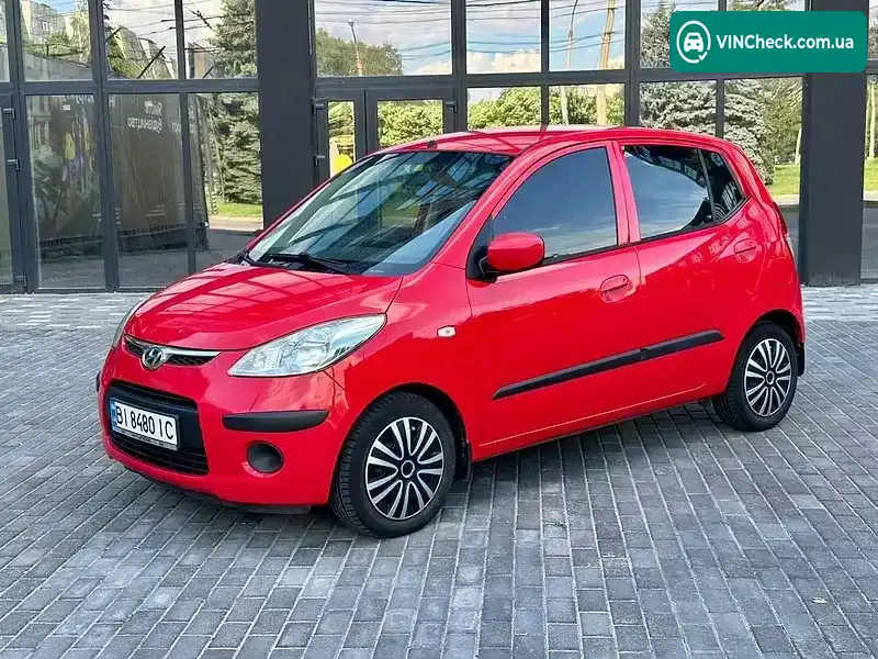 Hyundai i10 2008, фото з оголошення 1 з 20, VIN MALAM51BP8M070605