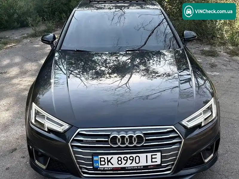 Audi A4 2018, фото з оголошення 2 з 20, VIN WAUENAF48KN002220