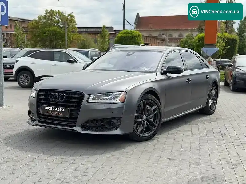 Audi A8 2016, фото з оголошення 1 з 20, VIN WAU44AFD6HN011442