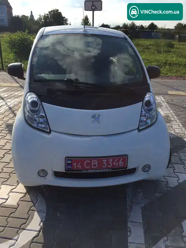 Peugeot iOn 2012, фото з оголошення 2 з 16, VIN VF31NZKZZCU803180