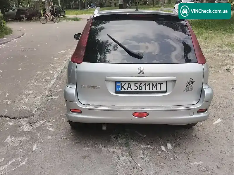 Peugeot 206 2004, фото з оголошення 2 з 14, VIN VF32K9HZA44308911