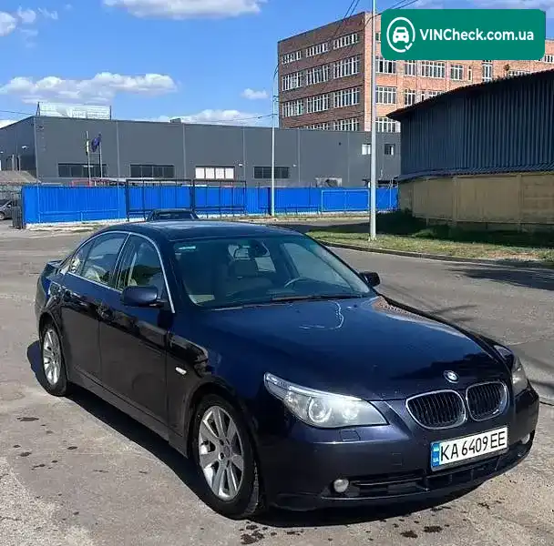 BMW 5 Series 2003, фото з оголошення 2 з 17, VIN WBANC71010B626663