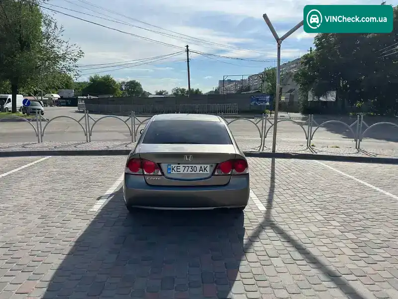 Honda Civic 2008, фото з оголошення 2 з 21, VIN NLAFD76708W060083