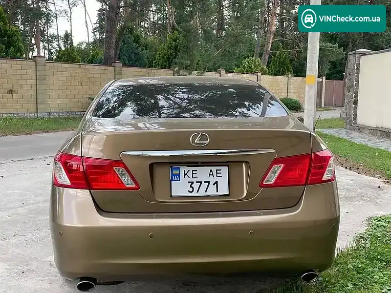 Lexus ES 2007, фото з оголошення 2 з 12, VIN JTHBJ46G472049300