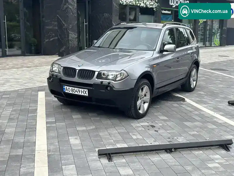 BMW X3 2004, фото з оголошення 2 з 21, VIN WBAPB51010WB49695