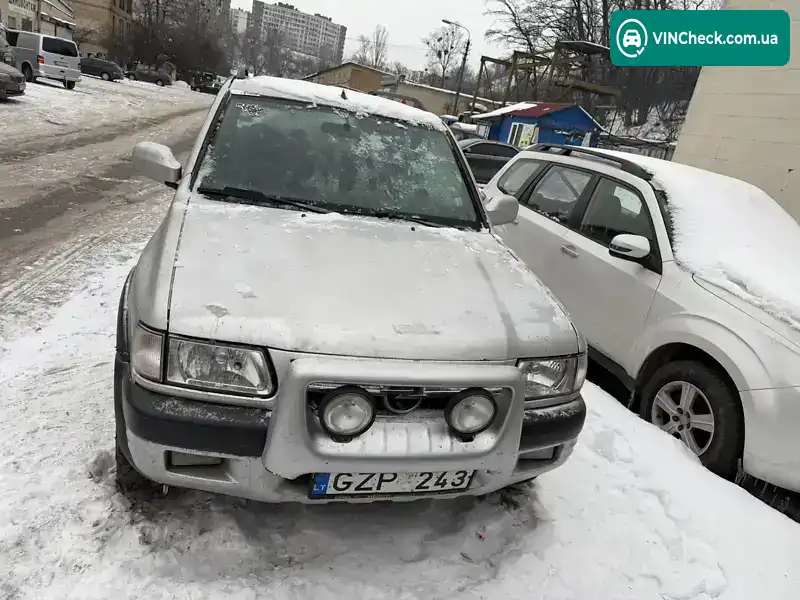 Opel Frontera 2003, фото з оголошення 2 з 10, VIN W0L06BG763V510309