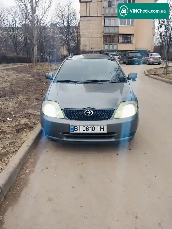 Toyota Corolla 2003, фото з оголошення 1 з 10, VIN NMTEX28E00R009144