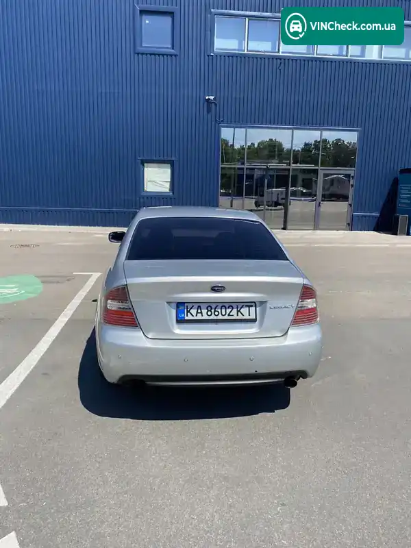 Subaru Legacy 2006, фото з оголошення 2 з 6, VIN JF1BL5LS56G017960