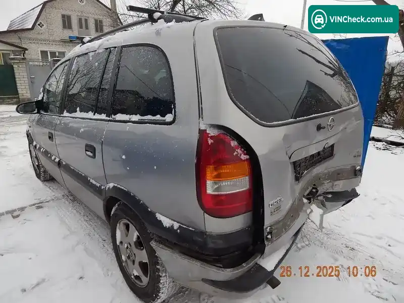 Opel Zafira 2002, фото з оголошення 2 з 12, VIN W0L0TGF752H008407