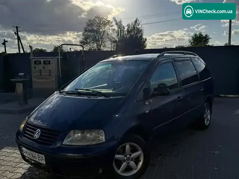 Volkswagen Sharan 2000, фото з оголошення 2 з 10, VIN WVWZZZ7MZ1V001233