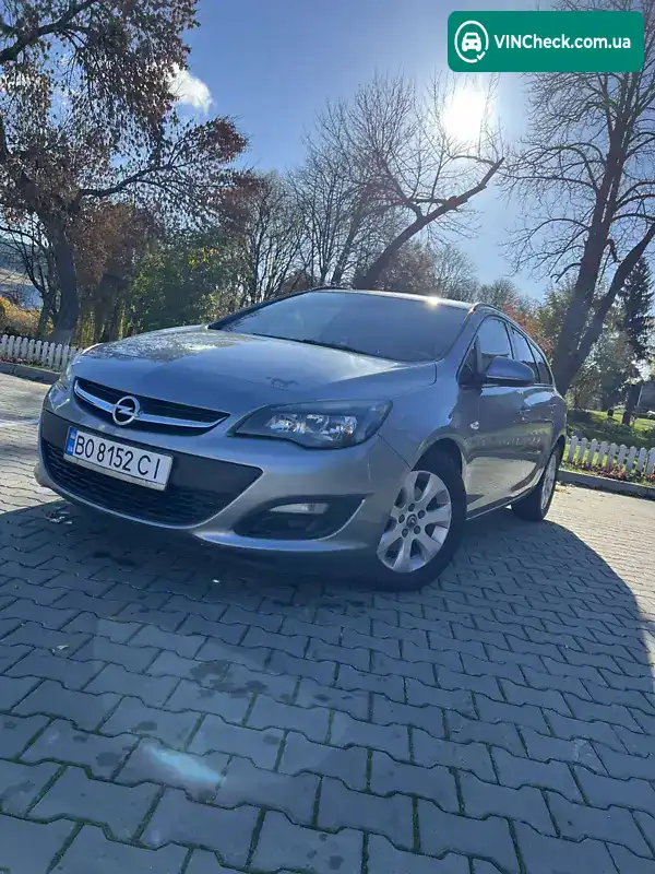 Opel Astra 2013, фото з оголошення 1 з 15, VIN W0LPD8EW2E8025987