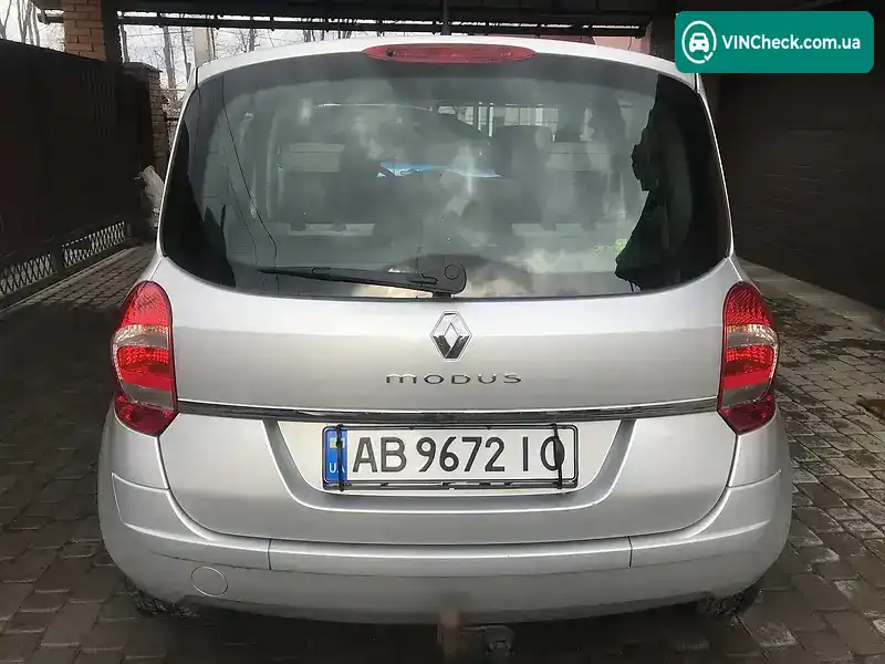 Renault Modus 2008, фото з оголошення 2 з 18, VIN VF1JP0W0539352999