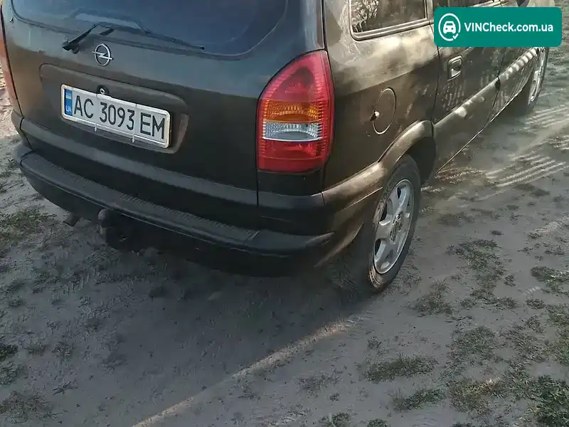 Opel Zafira 2000, фото з оголошення 2 з 6, VIN W0L0TGF75Y2222876