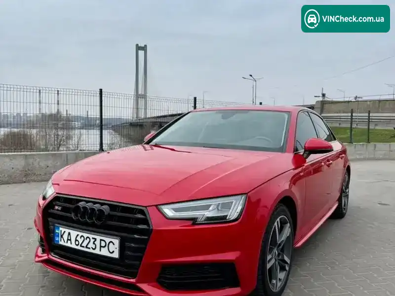 Audi A4 2017, фото з оголошення 2 з 11, VIN WAULMAF43HN071965