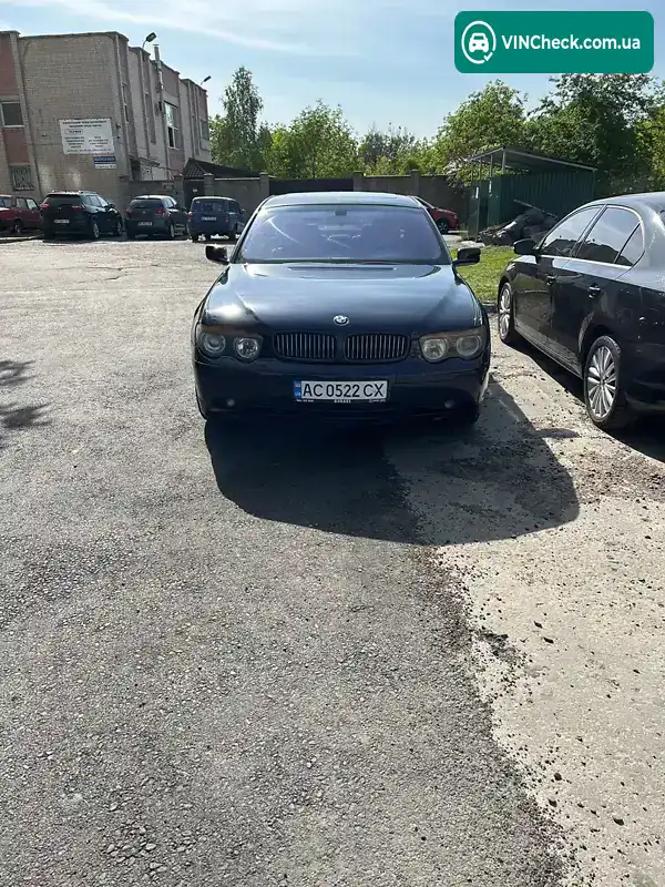 BMW 7 Series 2003, фото з оголошення 1 з 20, VIN WBAGM21070DR51699