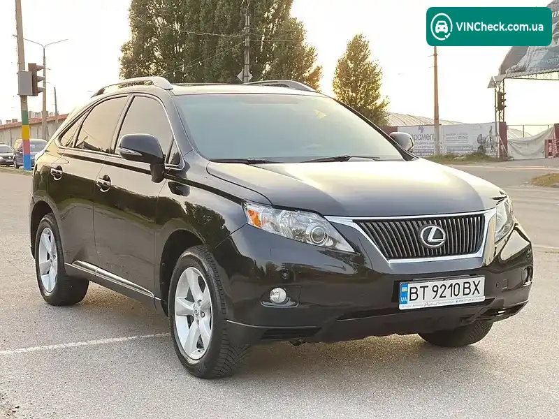 Lexus RX 2010, фото з оголошення 2 з 20, VIN 2T2BK1BA4AC053429