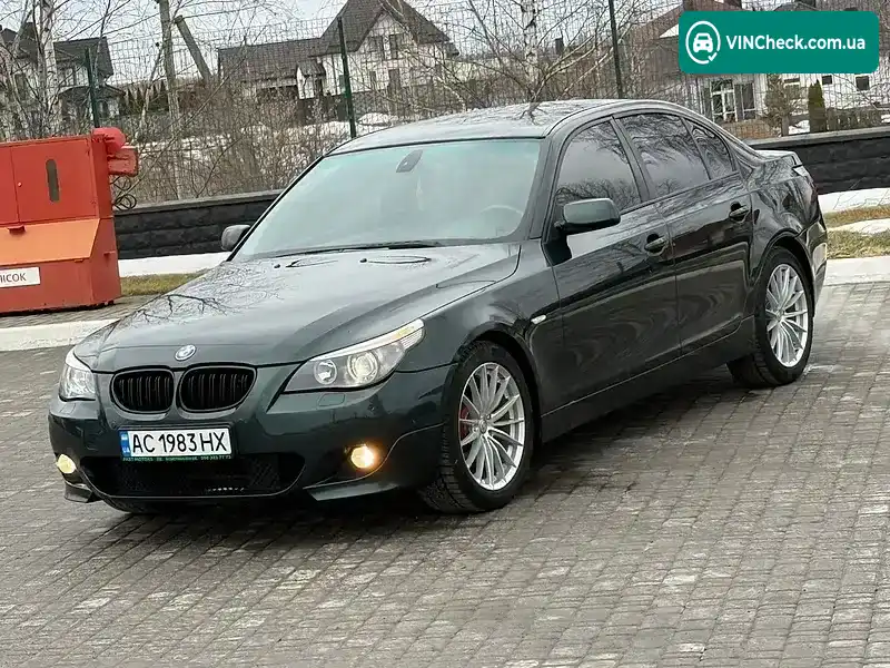 BMW 5 Series 2005, фото з оголошення 2 з 21, VIN WBANE31040B948779