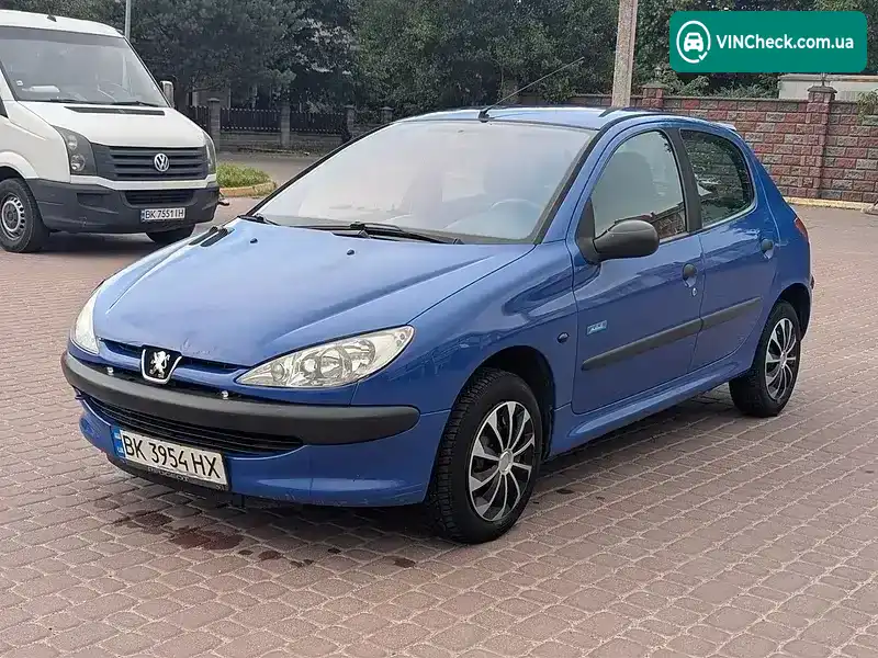 Peugeot 206 2002, фото з оголошення 1 з 19, VIN VF32AHFXF42487610
