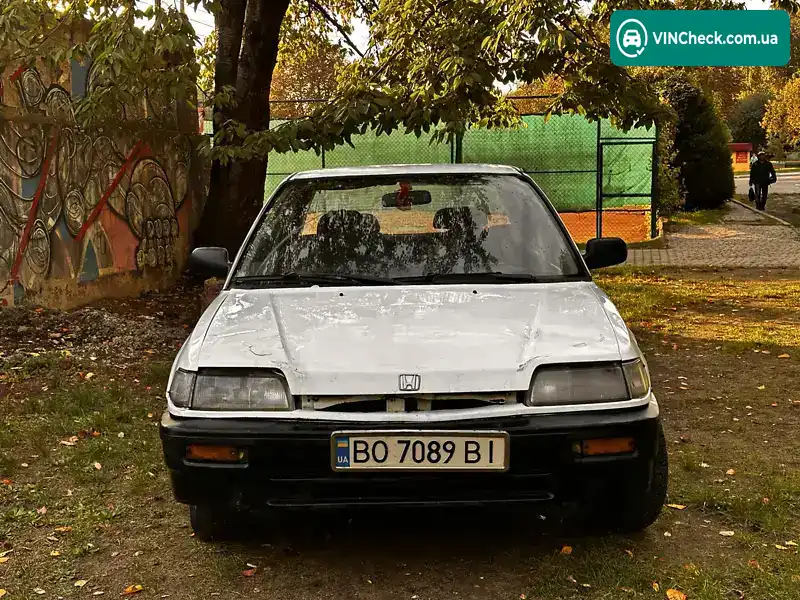 Honda Civic 1988, фото з оголошення 2 з 17, VIN JHMED25200S001061
