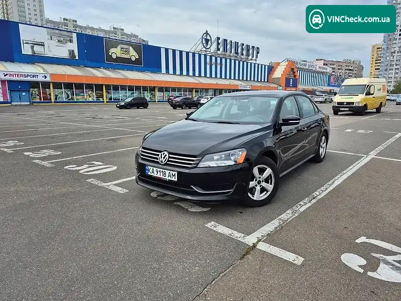 Volkswagen Passat 2013, фото з оголошення 1 з 6, VIN 1VWAP7A33EC008498
