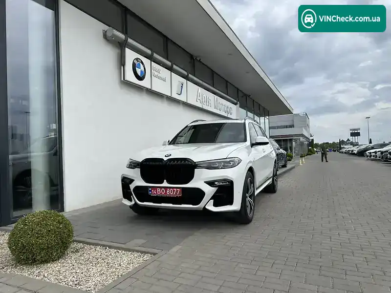 BMW X7 2022, фото з оголошення 2 з 20, VIN 5UXCW2C09N9M42960