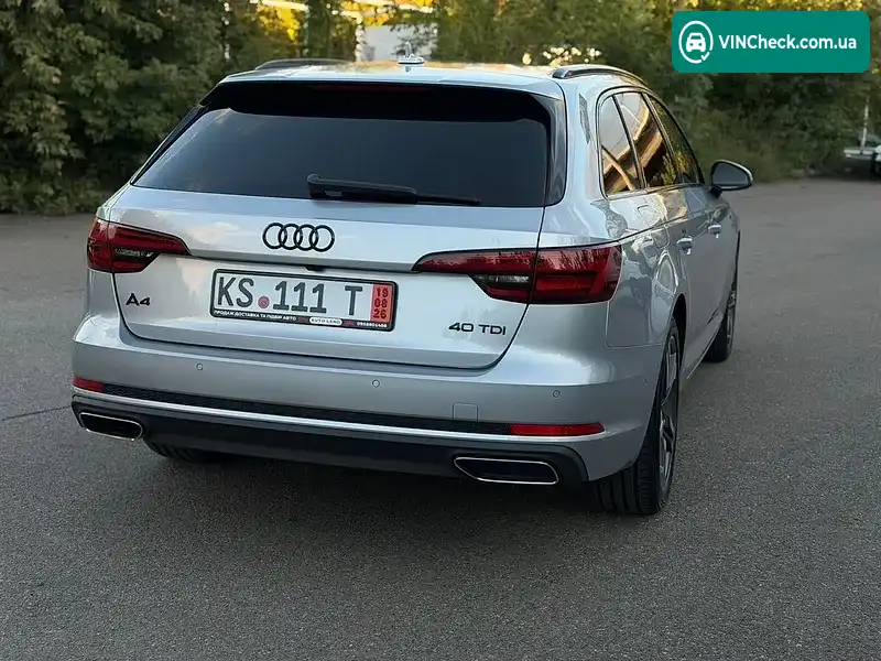 Audi A4 2018, фото з оголошення 2 з 20, VIN WAUZZZF47KA019151