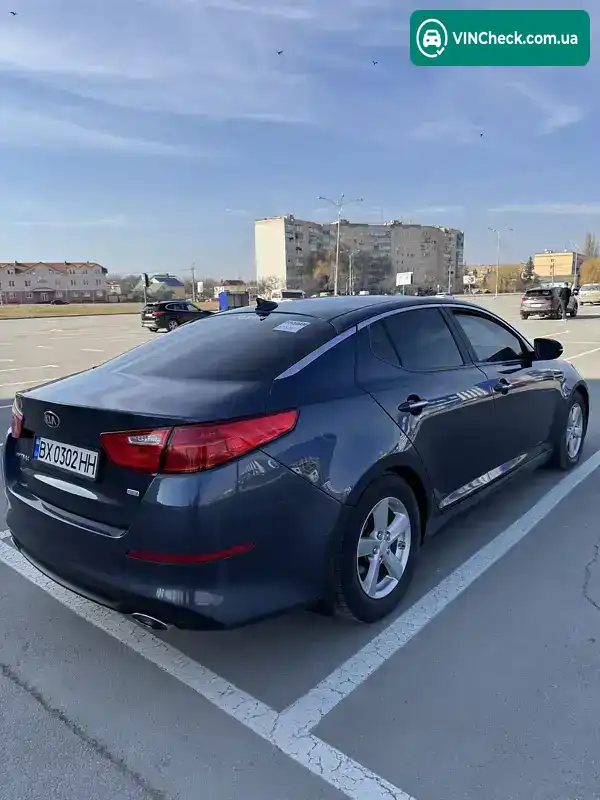 Kia Optima 2014, фото з оголошення 2 з 12, VIN 5XXGM4A75FG389649