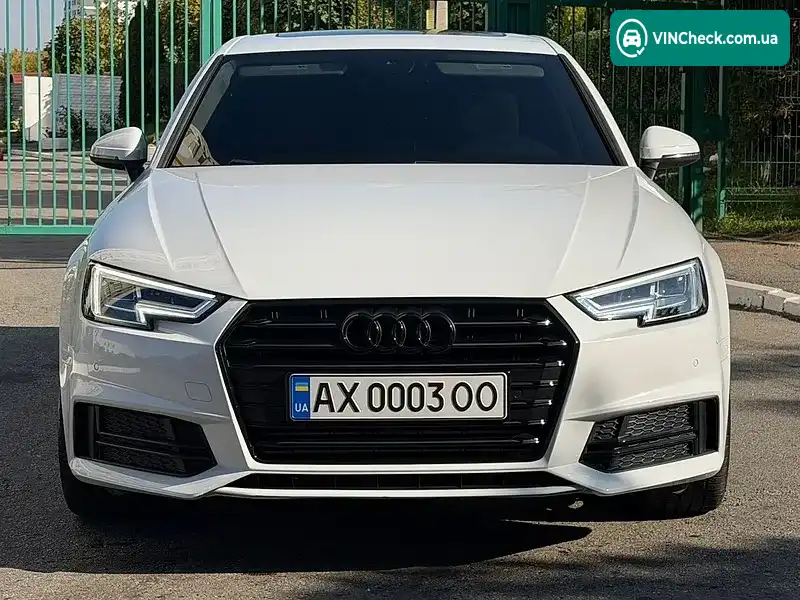 Audi A4 2017, фото з оголошення 2 з 20, VIN WAULMAF43HA159695