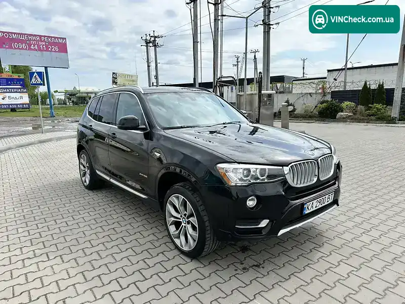 BMW X3 2017, фото з оголошення 2 з 20, VIN 5UXWX9C32H0W78839