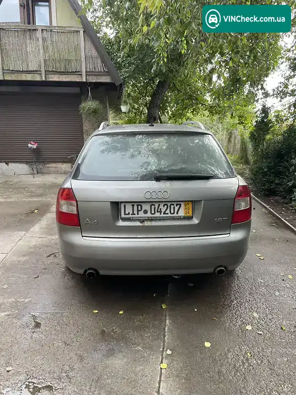 Audi A4 2004, фото з оголошення 2 з 6, VIN WAUZZZ8E35A038449