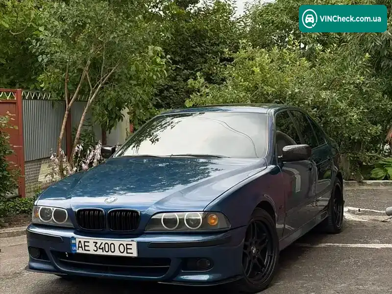 BMW 5 Series 2001, фото з оголошення 2 з 20, VIN WBADL81000GX54929