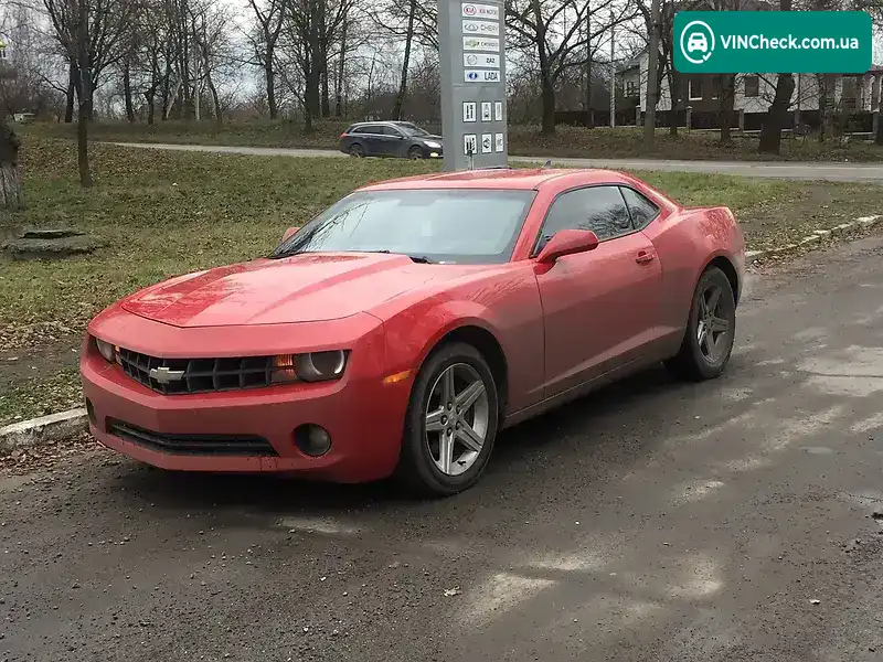 Chevrolet Camaro 2012, фото з оголошення 1 з 12, VIN 2G1F92E38C9193737