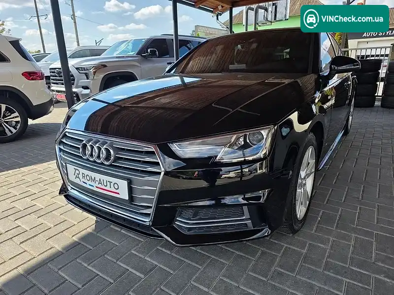 Audi A4 2018, фото з оголошення 2 з 20, VIN WAUKMAF43JA029496