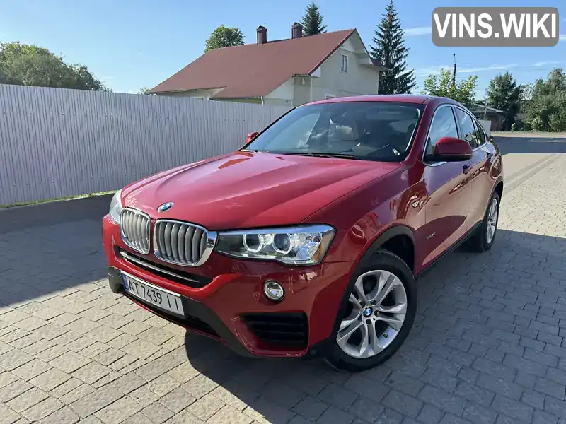 BMW X4 2015, фото з оголошення 1 з 21, VIN 5UXXW3C58G0R18822