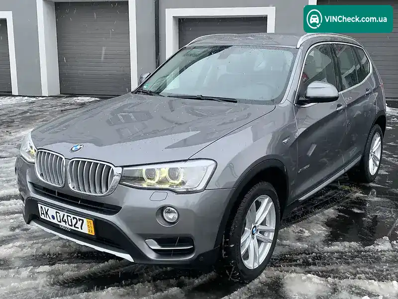 BMW X3 2016, фото з оголошення 1 з 20, VIN WBAWZ510X00S29682