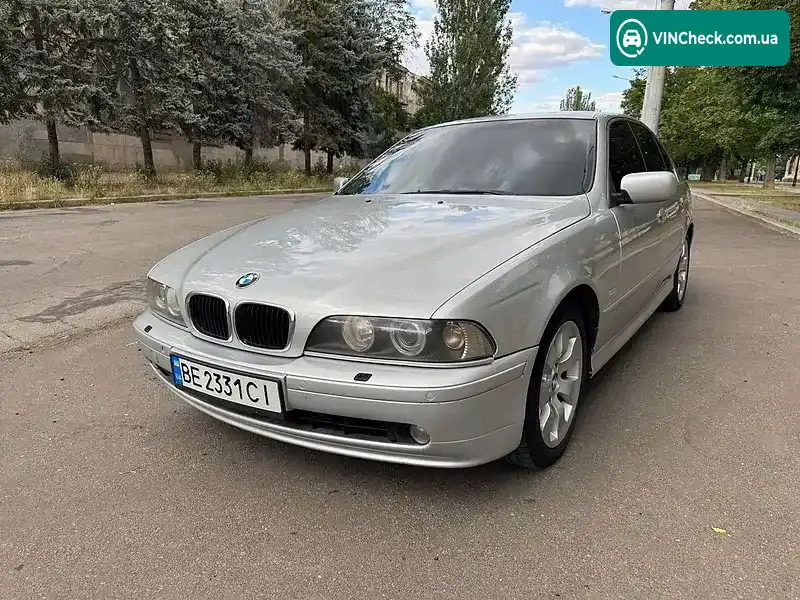 BMW 5 Series 2002, фото з оголошення 1 з 18, VIN WBADT21090GZ08955