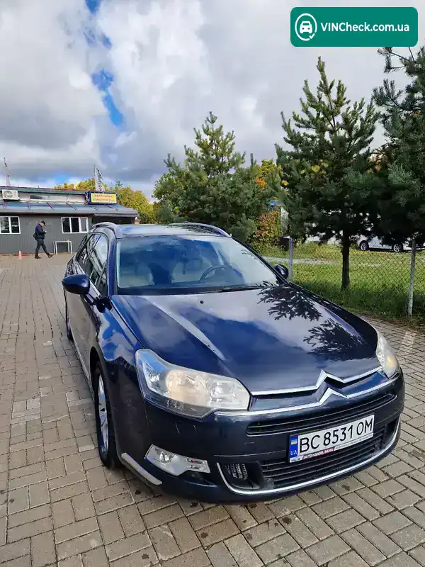Citroen C5 2010, фото з оголошення 1 з 20, VIN VF7RW5FVAAL571460