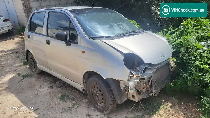 Daewoo Matiz 2002, фото з оголошення 1 з 4, VIN ULV4A11AD2A005744
