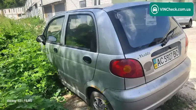 Daewoo Matiz 2002, фото з оголошення 2 з 4, VIN ULV4A11AD2A005744
