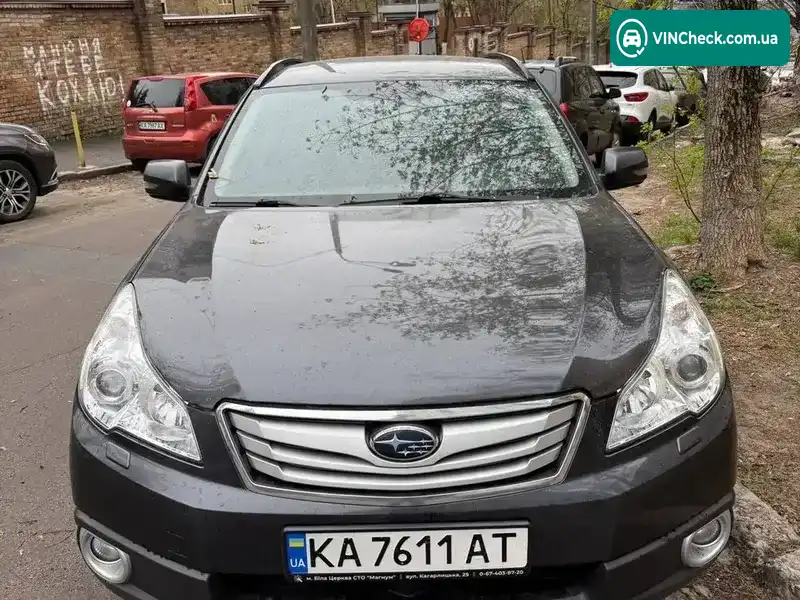 Subaru Outback 2011, фото з оголошення 2 з 12, VIN JF1BR9L95BG068911
